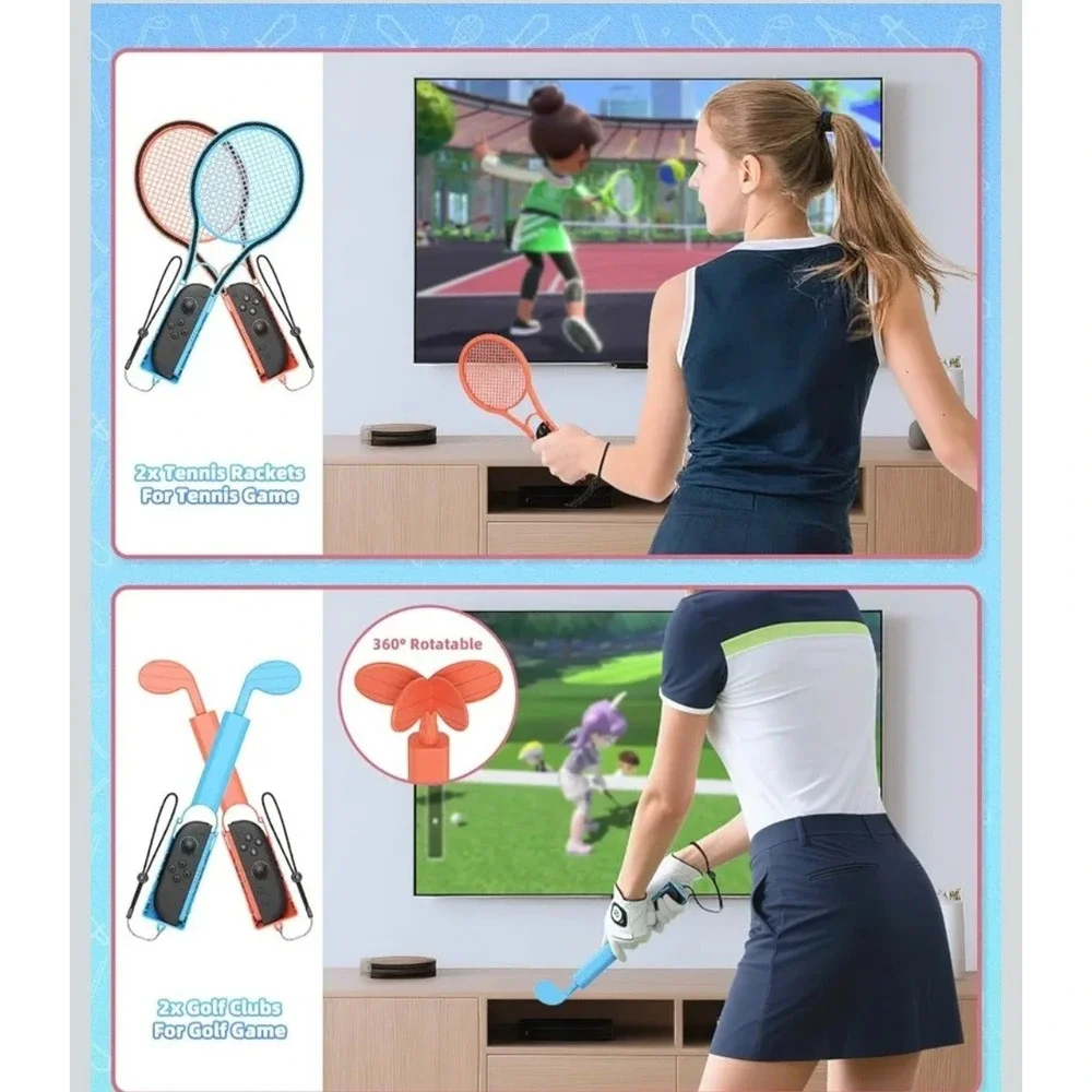 Switch Sports Accessories Kit for Nintendo Switch‎ 2(2025)/Switch...